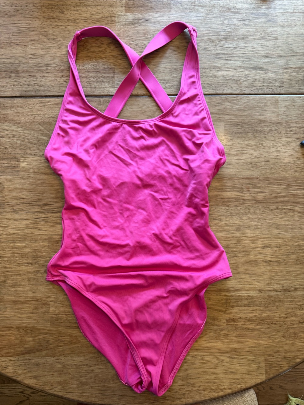 Andie Bright Pink Crossback One-Piece